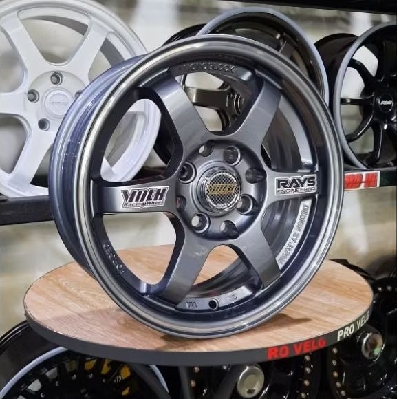 Velg Mobil Ring 14 PCD 4×100/114.3 Rep. VolkRays TE37 Racing Wheel Brave 619