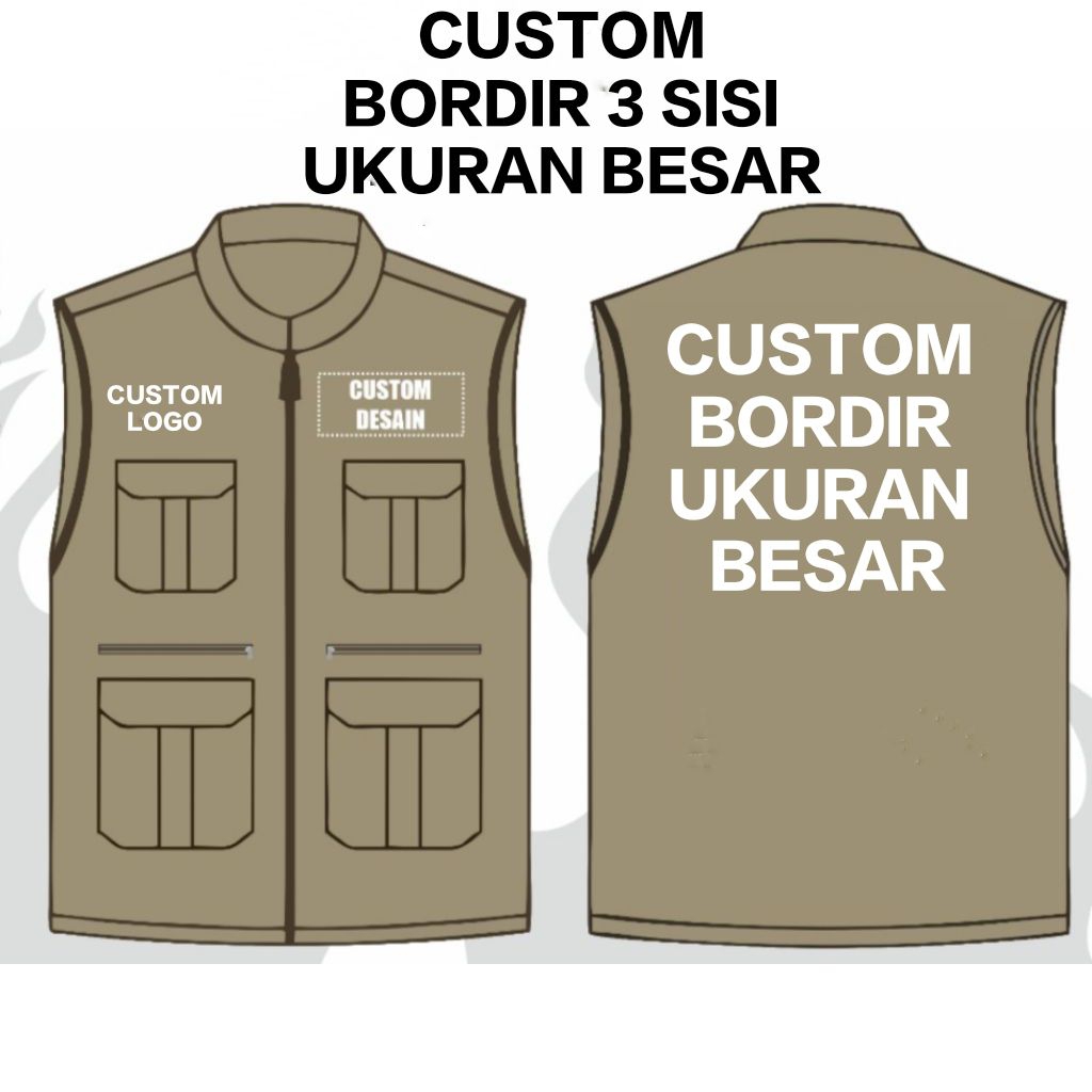 ROMPI TACTICAL CUSTOM/ROMPI LAPANGAN/ROMPI KKN CUSTOM/BISA RIQUES WARNA