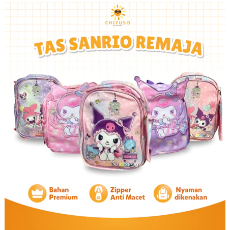 tas sanrio remaja /ransel sanrio anak/tas sanrio paud/tas sekolah anak/tas cinnamonroll/tas kuromi/s
