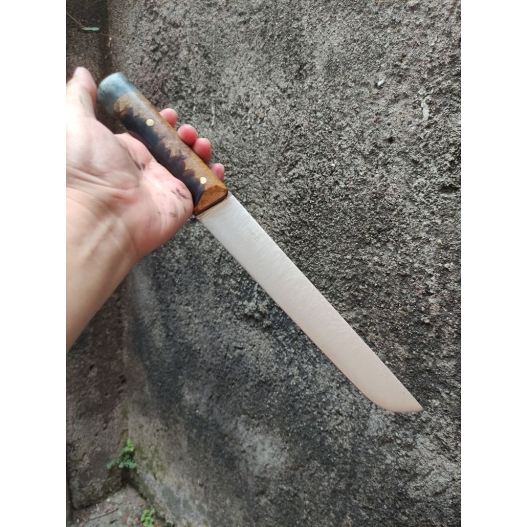 Pisau Sembelih Baja SKD11 PB 23 cm full tank
