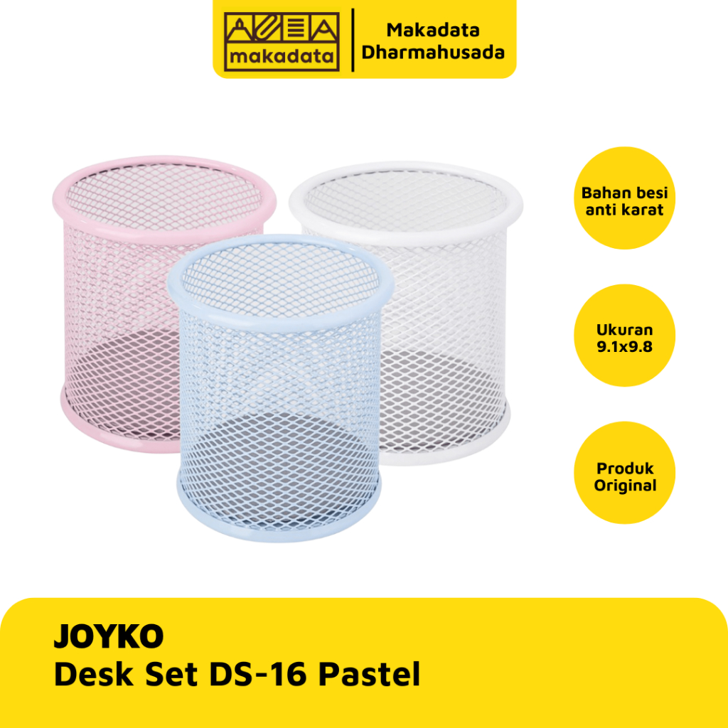 DESK SET / TEMPAT PENSIL JOYKO DS-16 BESI PASTEL (1 PCS) MURAH