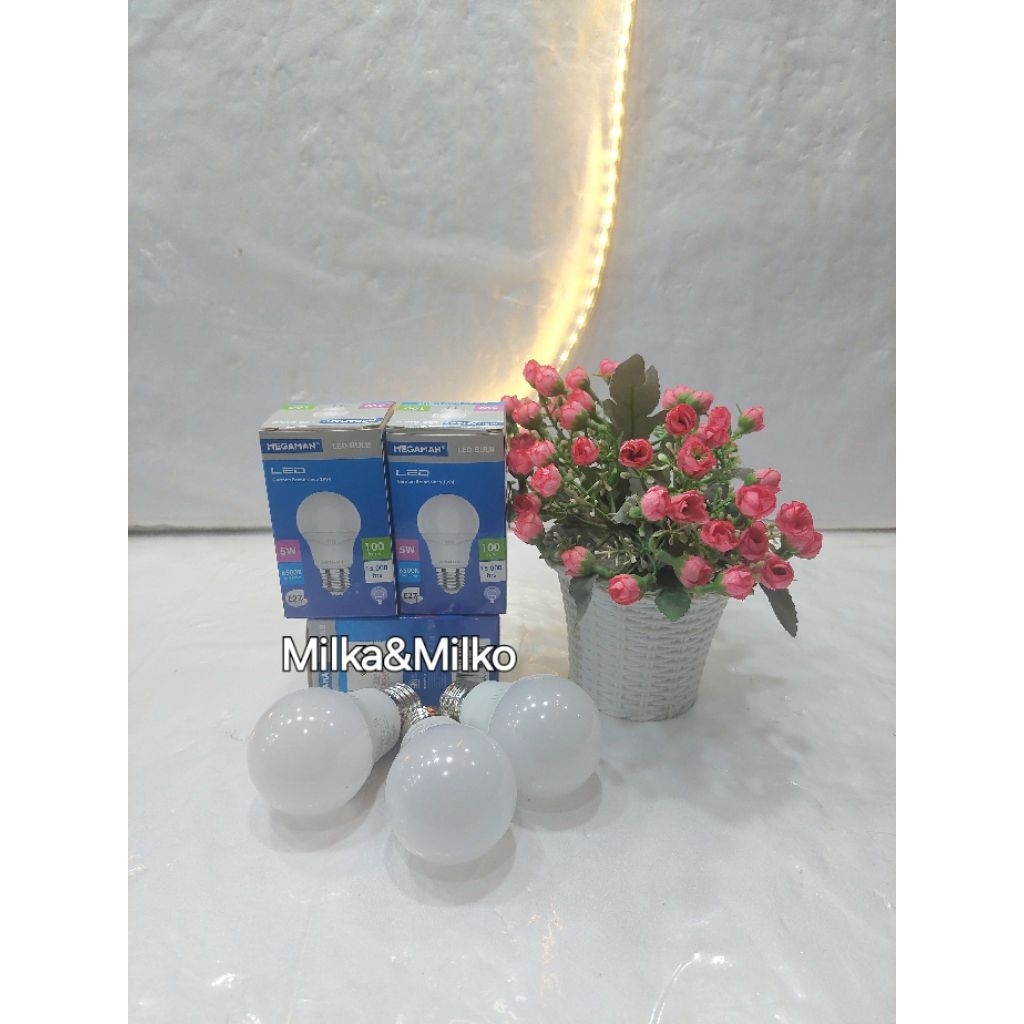 MEGAMAN Bohlam lampu led 5 watt MEGAMAN
