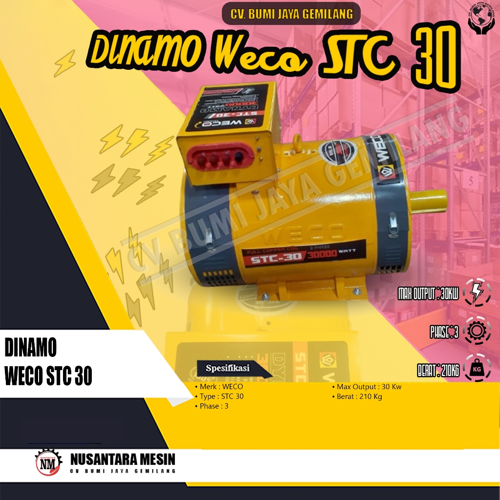 ALTERNATOR / DINAMO WECO STC 30