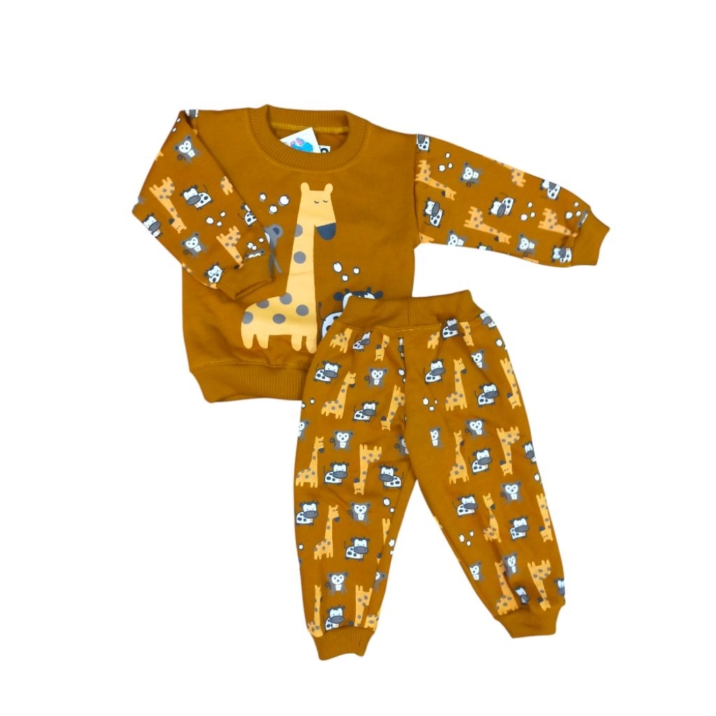 SET MYKOKO ANIMALS BABYTERRY DAN SET PENDEK MYKOKO ANIMALS KATUN