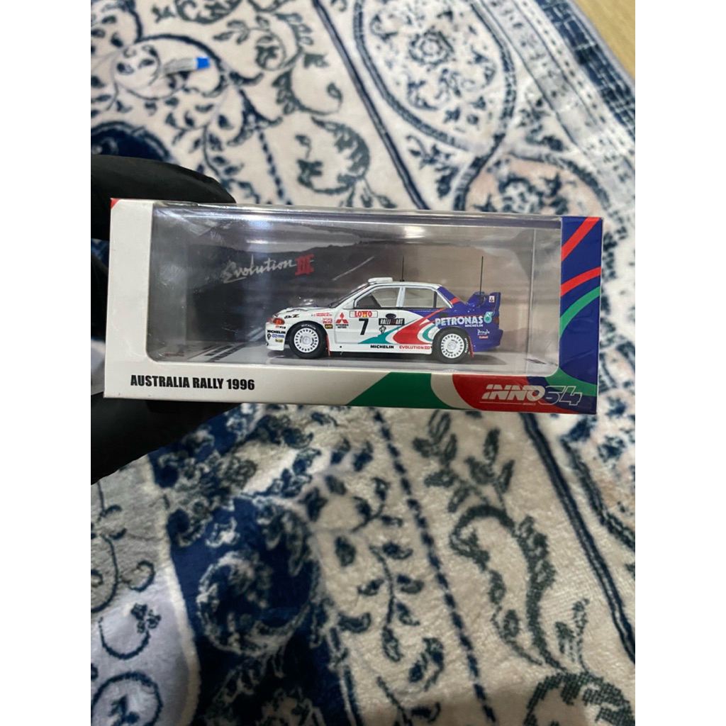 inno64 lancer evo 3 diecast 1/64 australia rally 1996