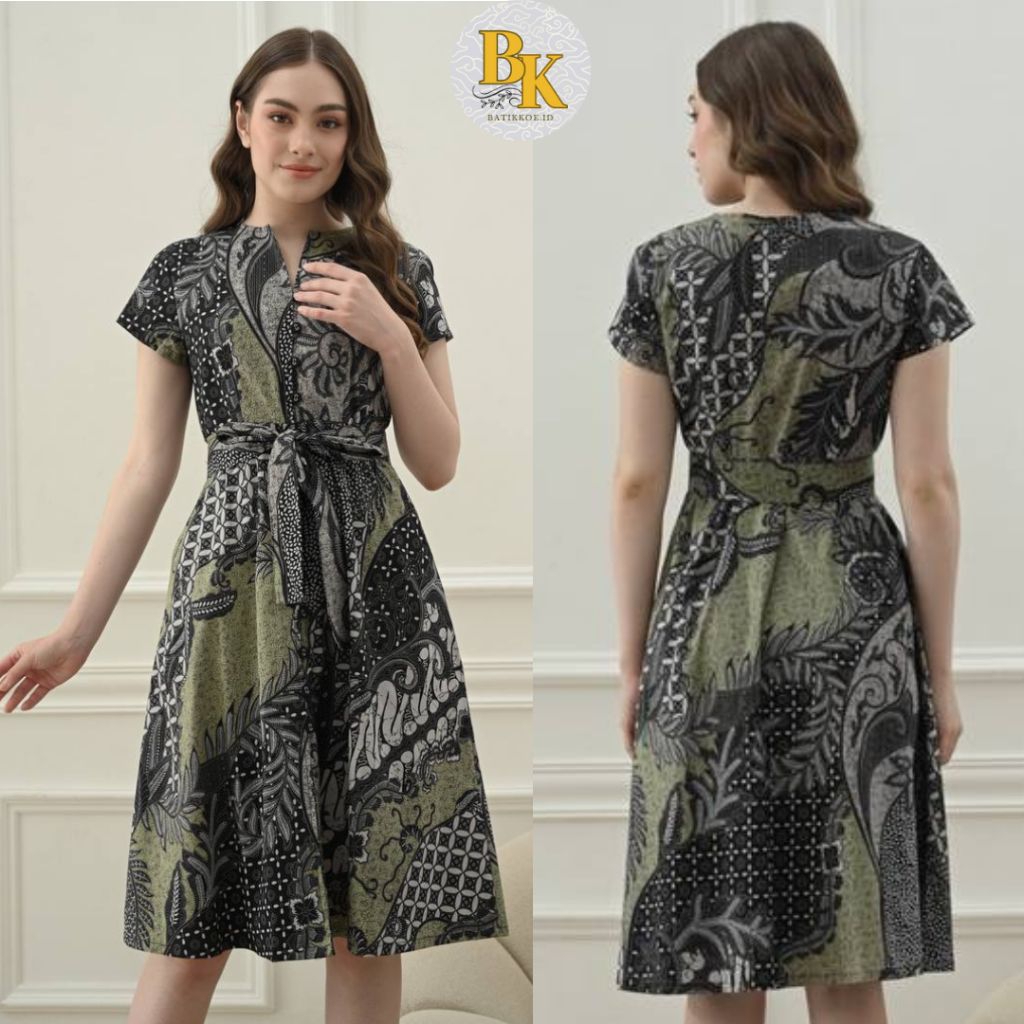 CBD 303 - Dress Batik Wanita / Terusan Batik Modern