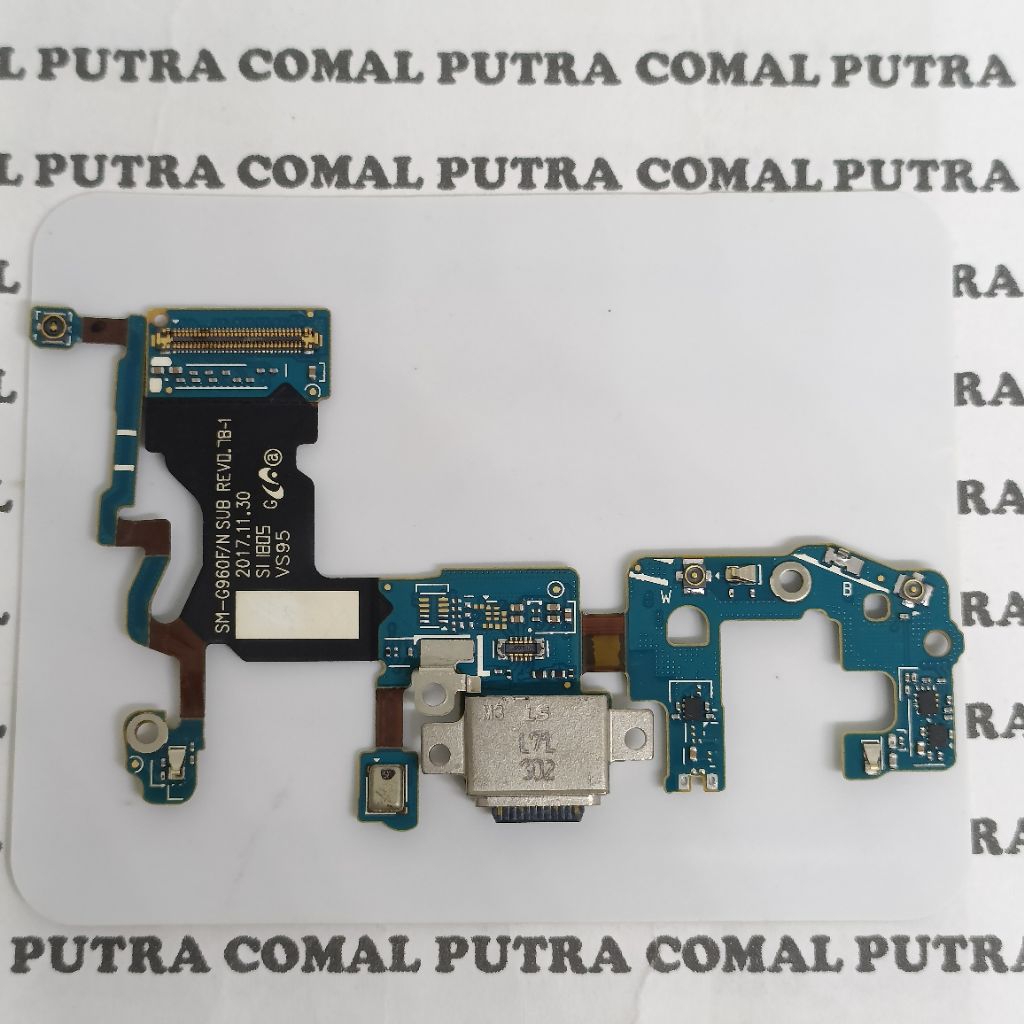 SAMSUNG GALAXY S9 SM-G960F FLEXIBLE FLEXIBEL FLEKSIBEL PCB KONEKTOR CONEKTOR MIC MIK PORT USB CAS CH