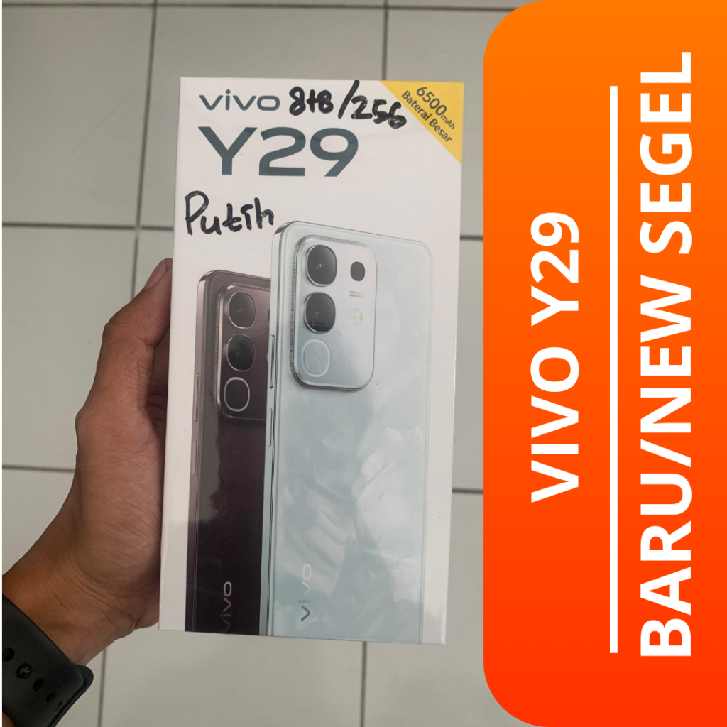 HP BARU VIVO Y29 8+8/256GB / VIVO Y29 HP BARU / NEW SEGEL NO REPACK