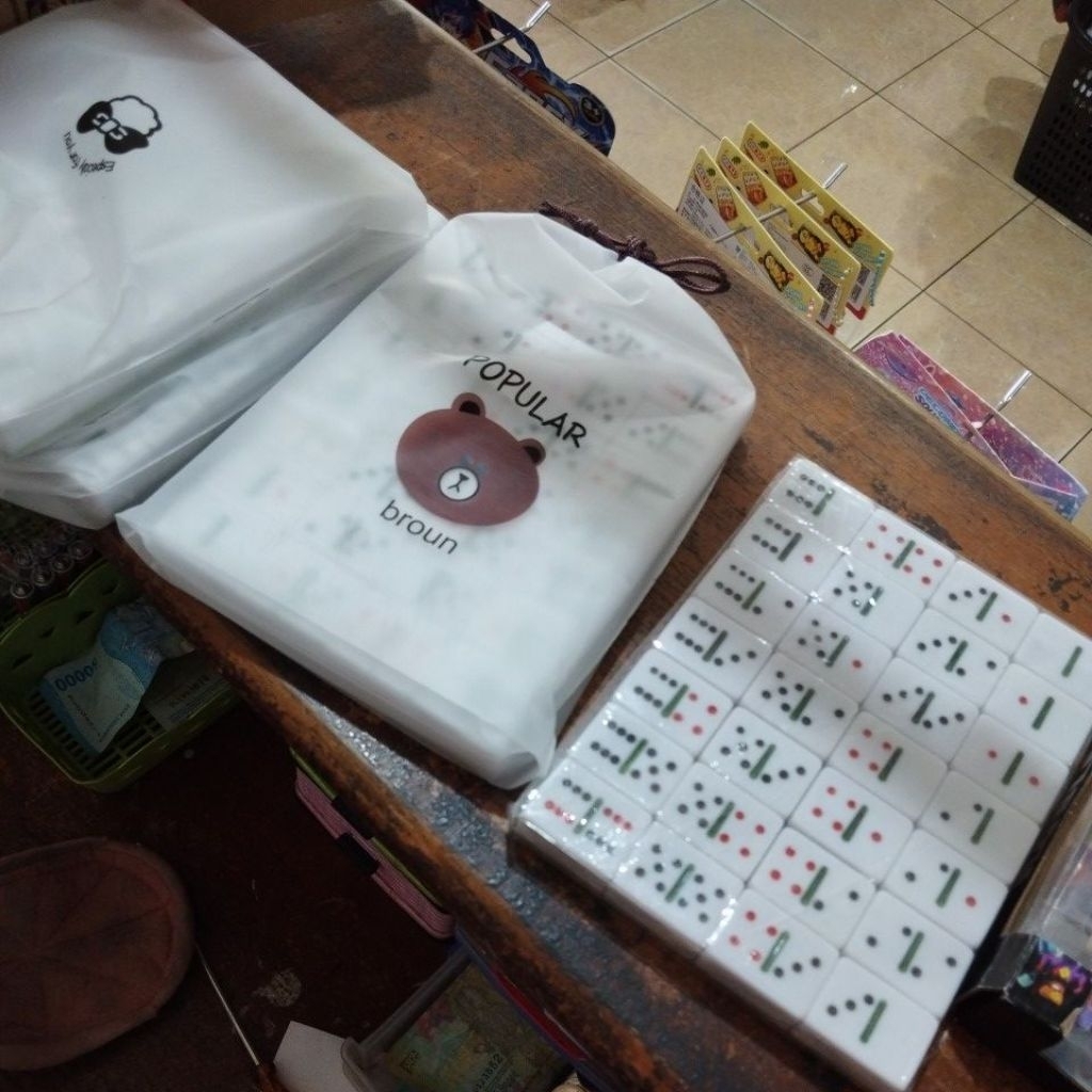 oketoys mainan gaple domino batu gap dam batu tebal