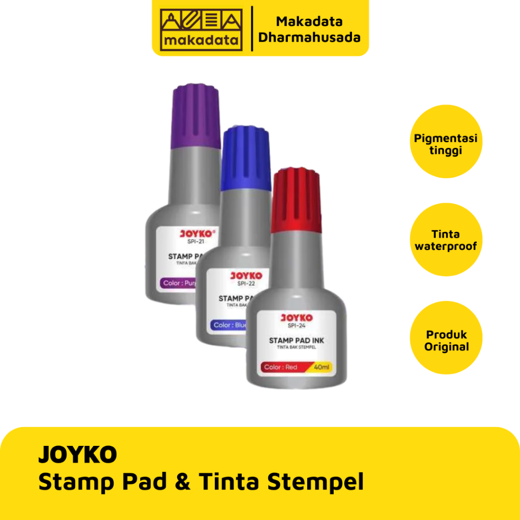 

STAMP INK / TINTA STEMPEL JOYKO 40 ML (1 PCS) MURAH
