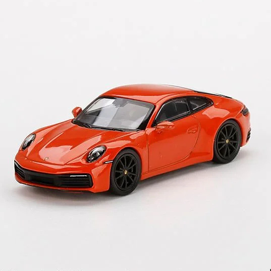 MINI GT 1/64 Porsche 911 (992) Carrera 4S Lava Orange MGT00371