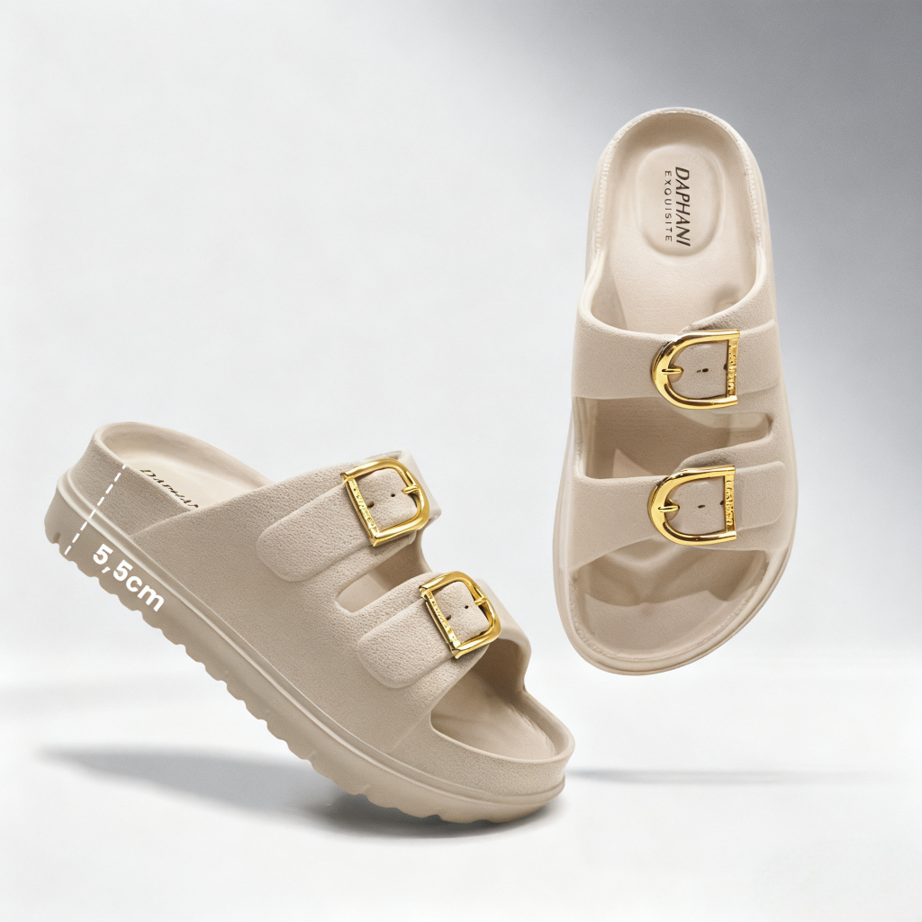 Sandal Terbaru Model Korean Keren Kekinian Sandal Cewek Dewasa Ringan Nyaman Dipakai Favorit Fashion