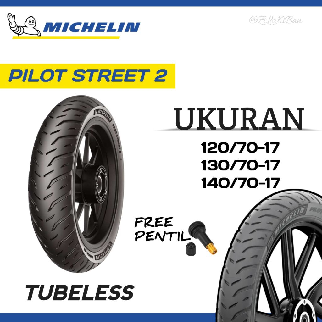 Ban luar Michelin Pilot Street 2 Ring 17