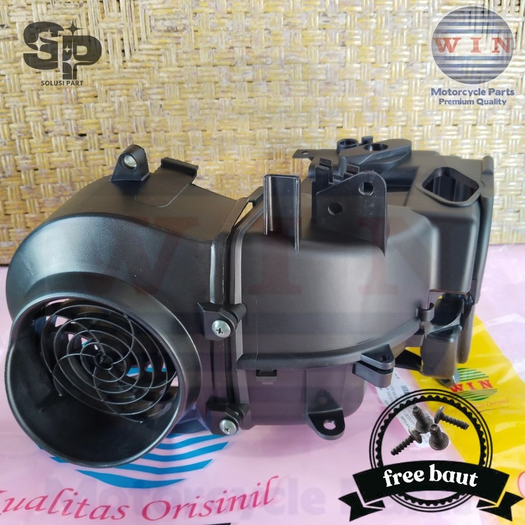 COVER MESIN+COVER KIPAS BEAT FI ,VARIO 110 FI STATER KASAR COVER MESIN BEAT FI PNP SPACY, SCOPY FI S