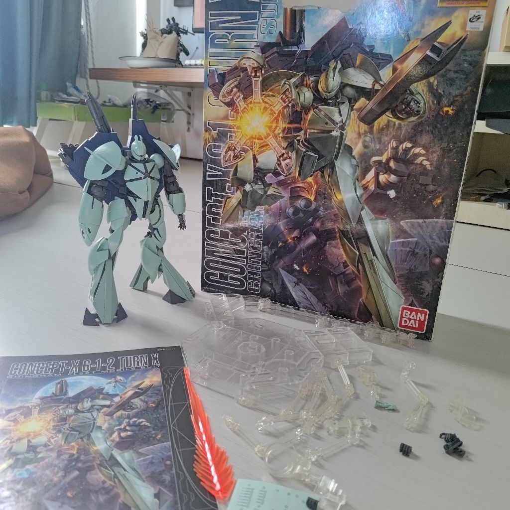 MG Turn X Bandai Bekas Gundam gunpla