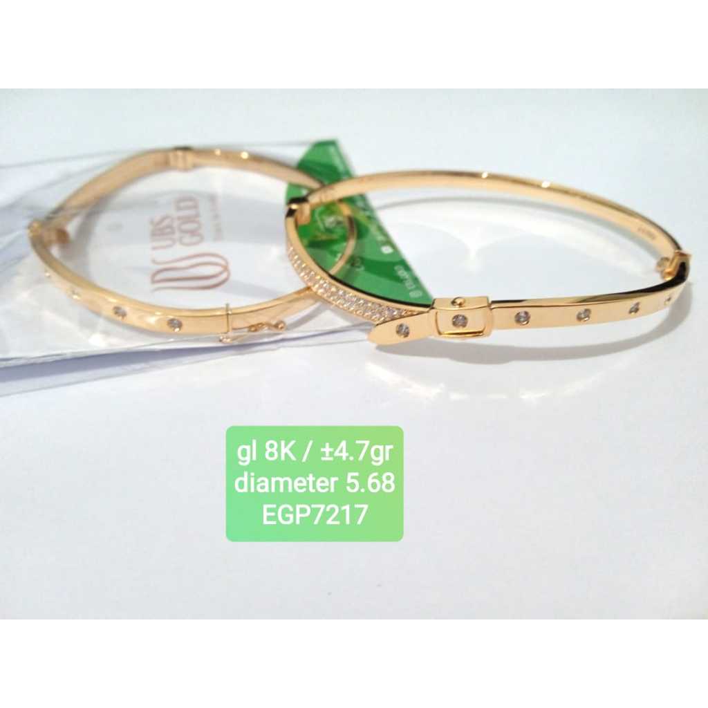 GELANG TANGAN EMAS UBS 8K 4.7 GRAM ORIGINAL UBS