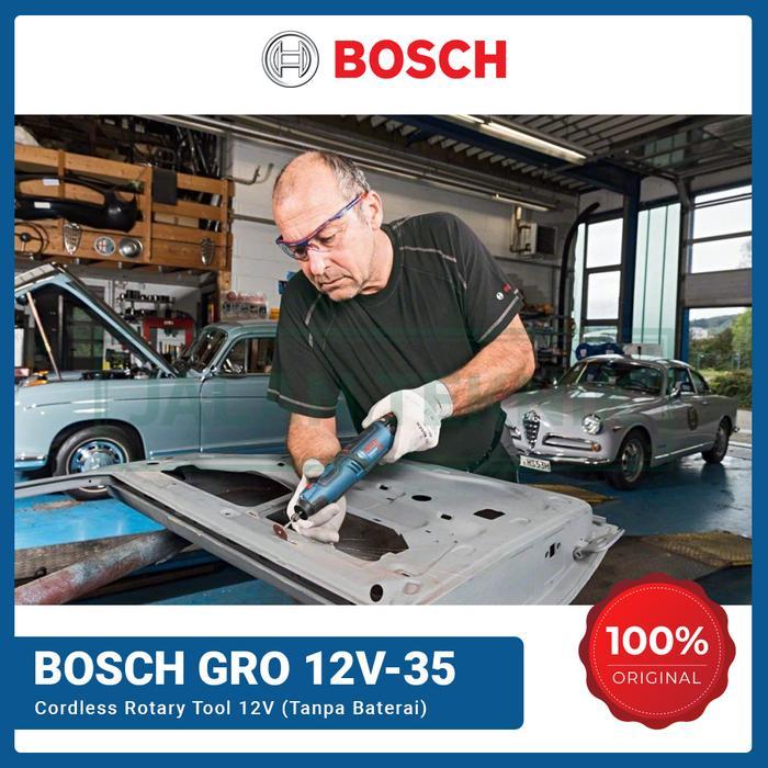Gerinda Rotary Mini Bosch GRO 12V-35 Rotary Tool Cordless (UNIT ONLY)