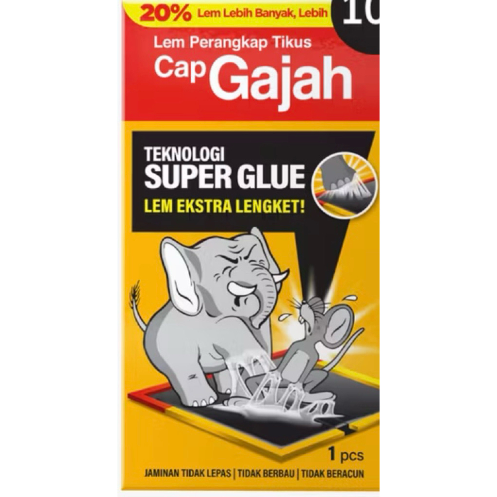 cap gajah lem perangkap tikus dan hama