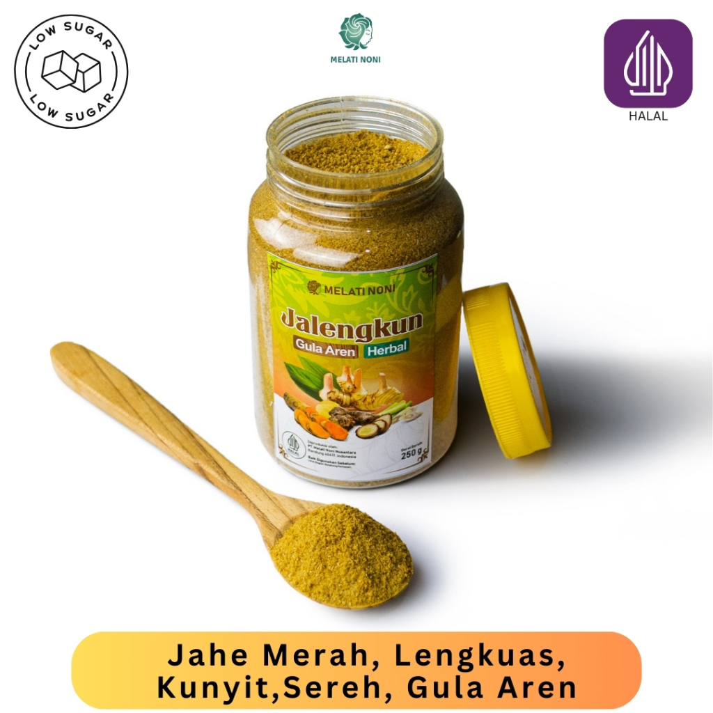 JALENGKUN Jahe Merah Lengkuas Kunyit Sereh Gula Aren Bubuk Wedang Original Melati Noni