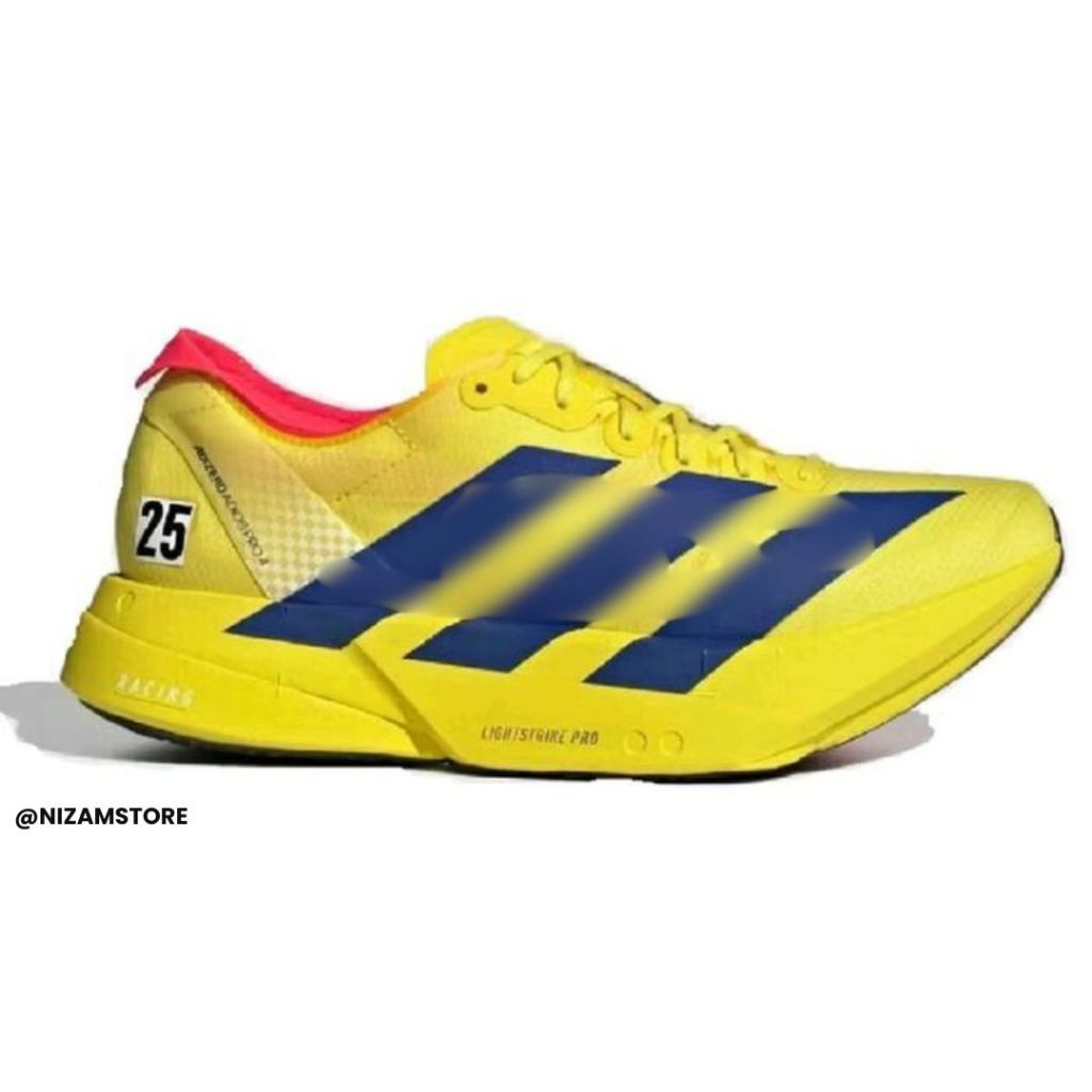 Sepatu olahraga pria  Adizero Adios Pro 4 Running Shoes - WOLVERINE YELLOW