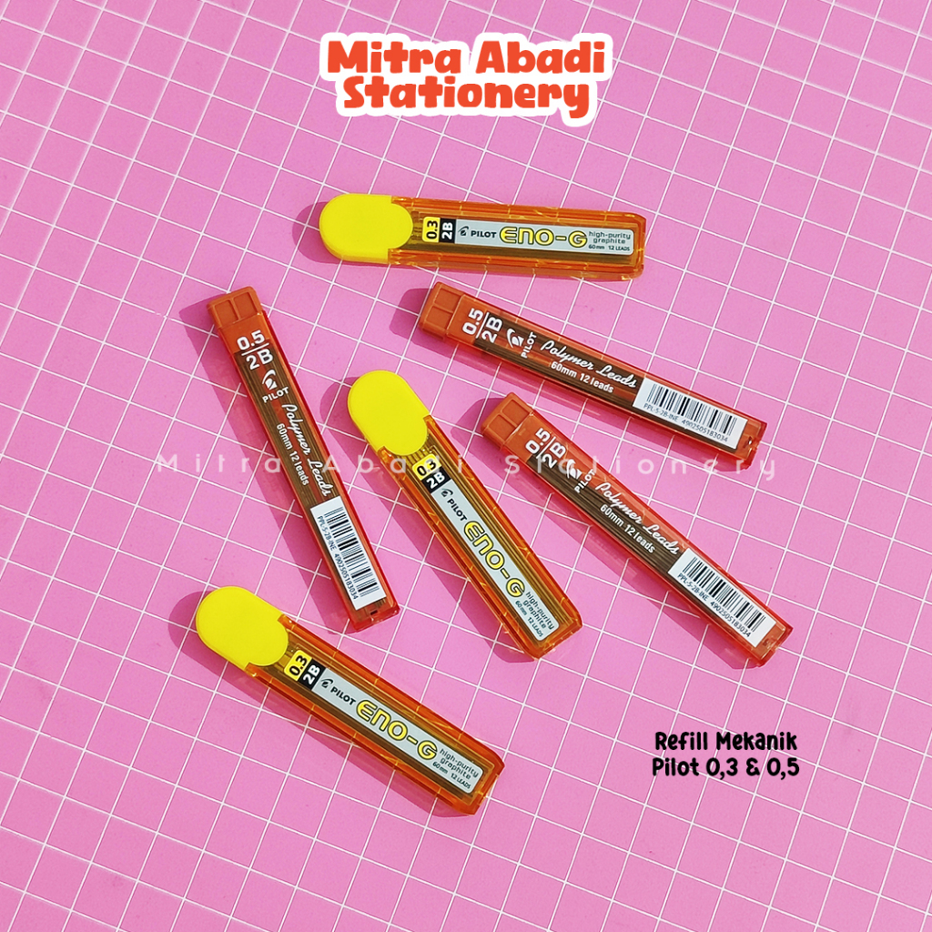 

(1 PCS) ISI PENSIL MEKANIK PILOT 0,5 & 0,3 / ORIGINAL JAPAN REFILL LEAD PENCIL ALAT TULIS ATK MURAH