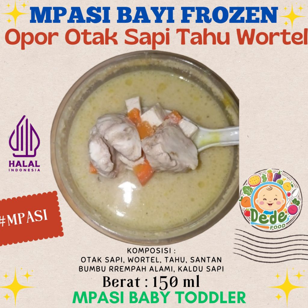 

opor otak sapi (mpasi bayi dan balita) frozen