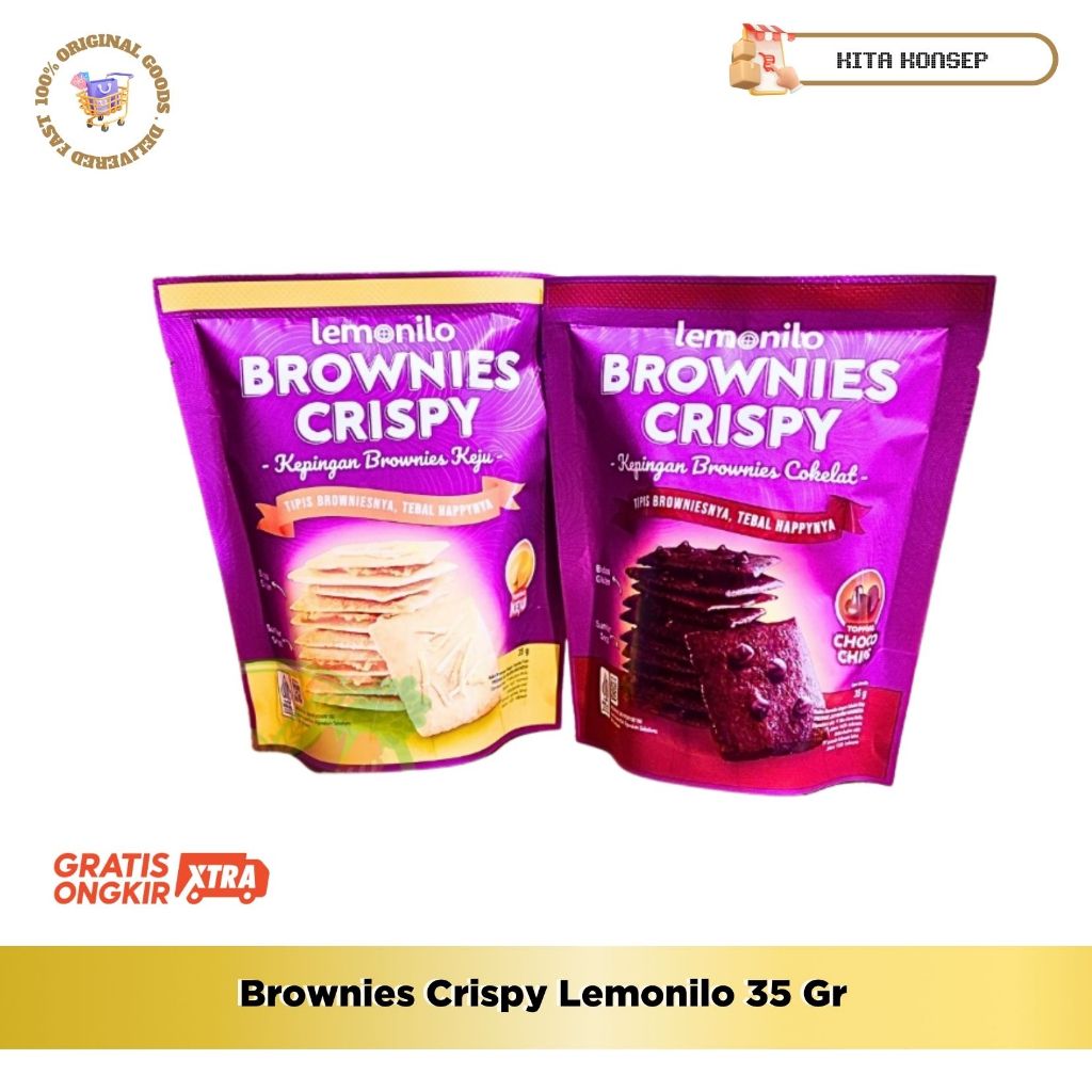 Snack Brownies Crispy Lemonilo 35 Gr
