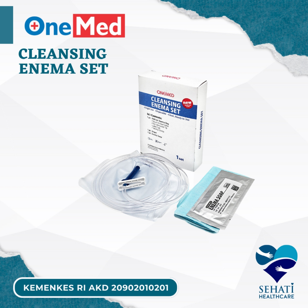 Onemed Cleansing Enema Set Alat Pembersih Cuci Perut Kantong Kopi Bag Kesehatan