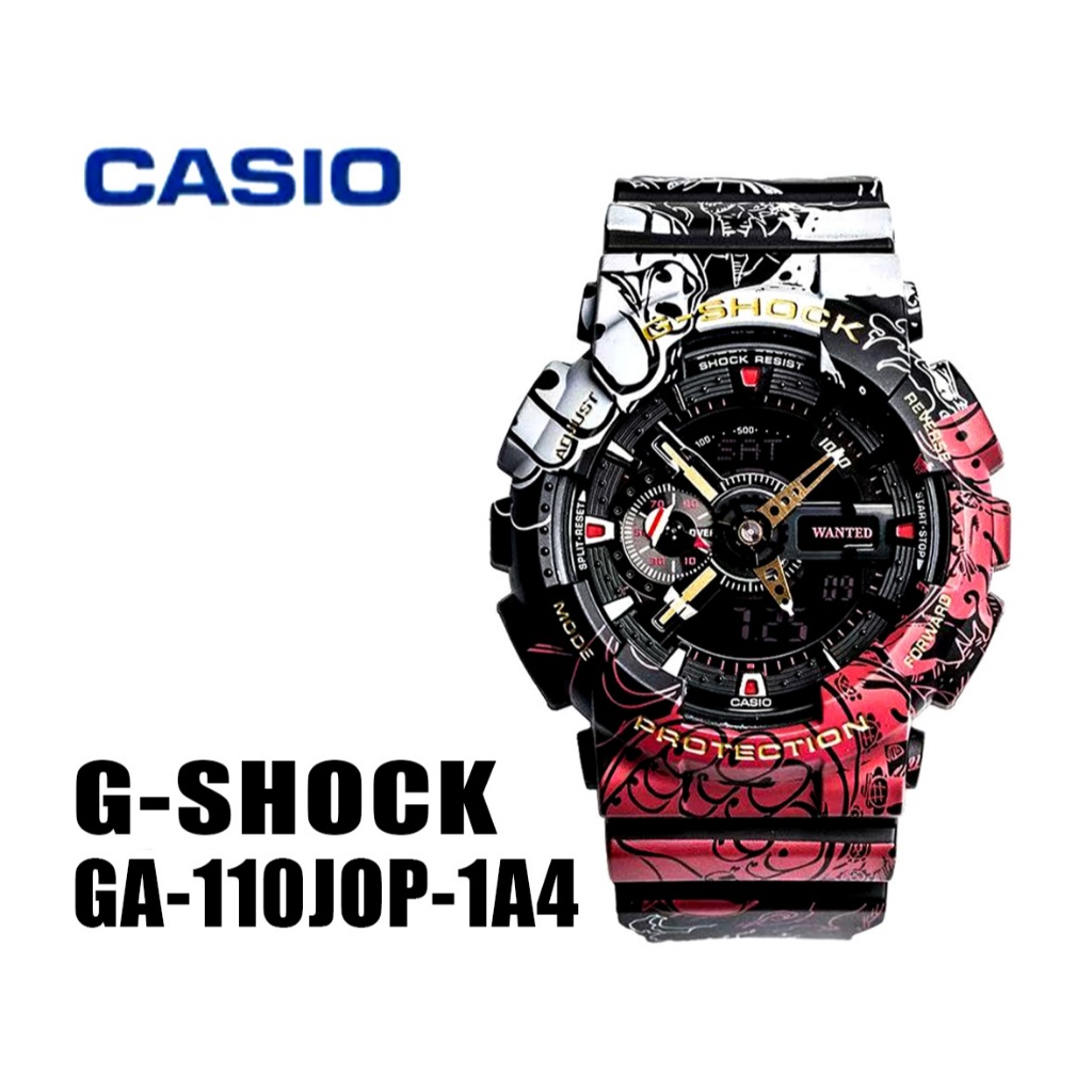 Kolaborasi One Piece Edisi Terbatas Jam Tangan Pria GA-110JOP-1A4 Original Garansi 1 Tahun
