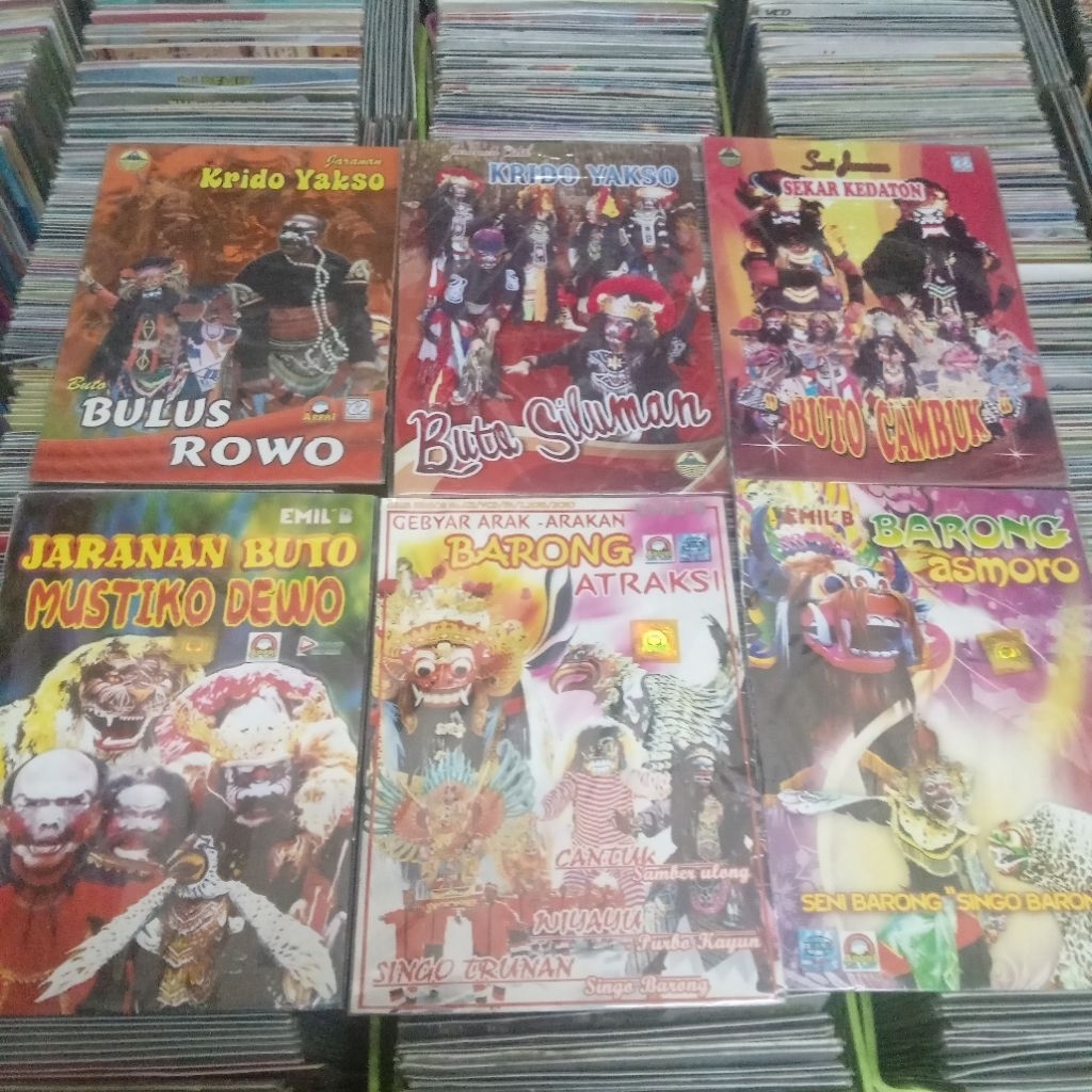 VCD original kesenian jaranan buto krido yakso dll.
