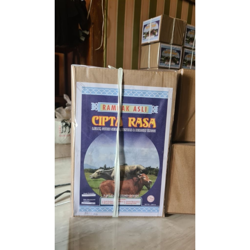 RAMBAK CIPTA RASA PAK TEGO KERUPUK KULIT SAPI KERBAU Kendal Pegandon