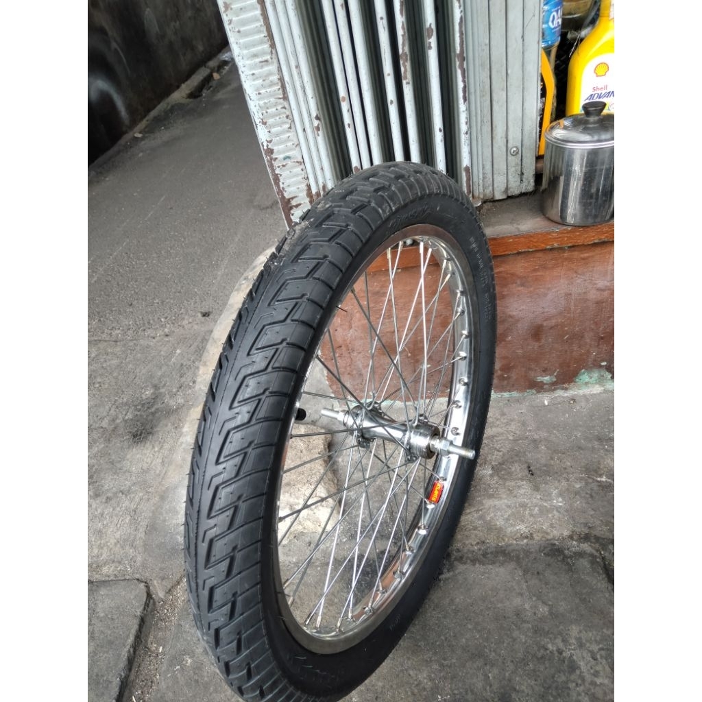 Wheelset Velg Sepeda 20 Bmx Set Ban Luar Dalam
