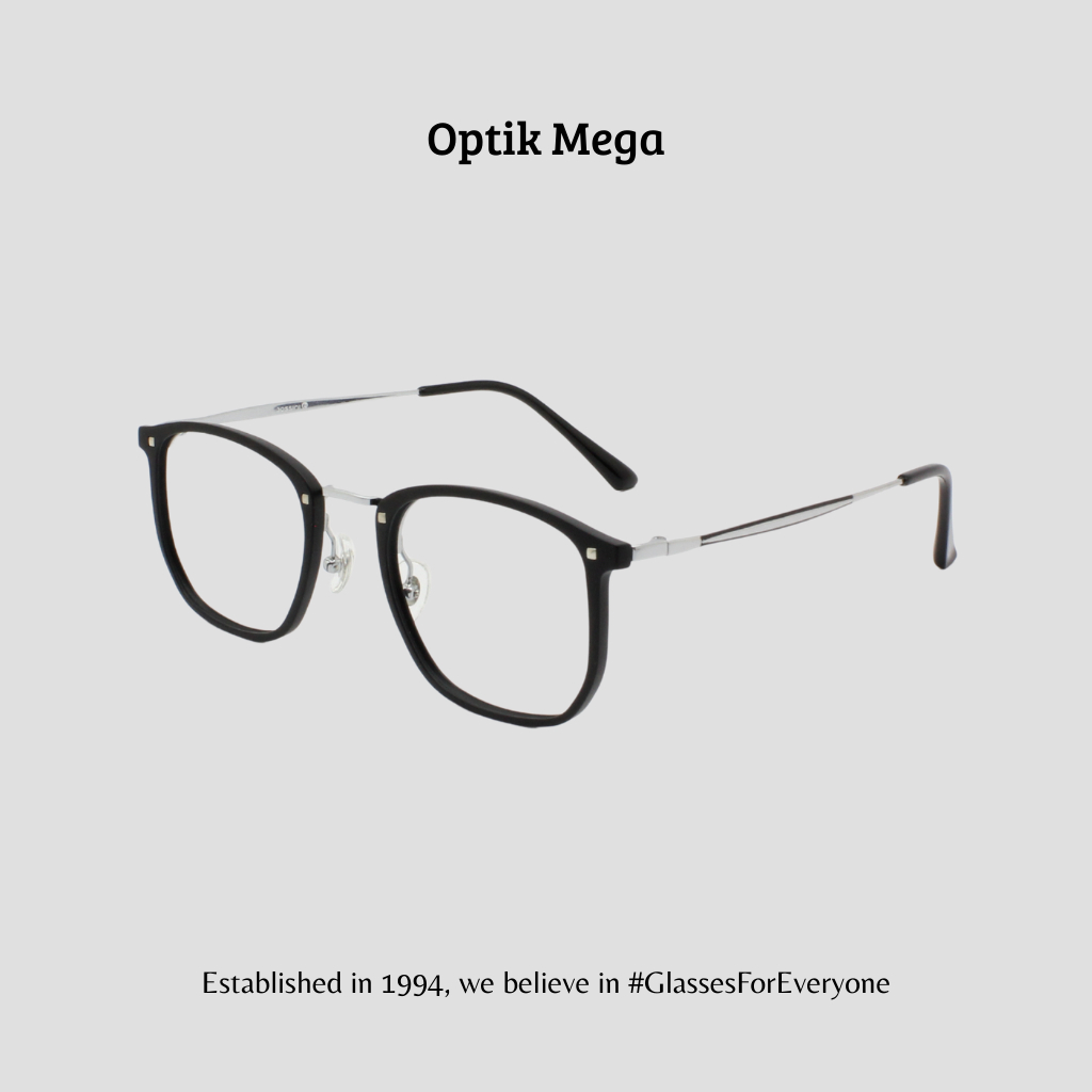 OPTIK MEGA - BOSSINI Titanium 2043 Black/Clear Blue