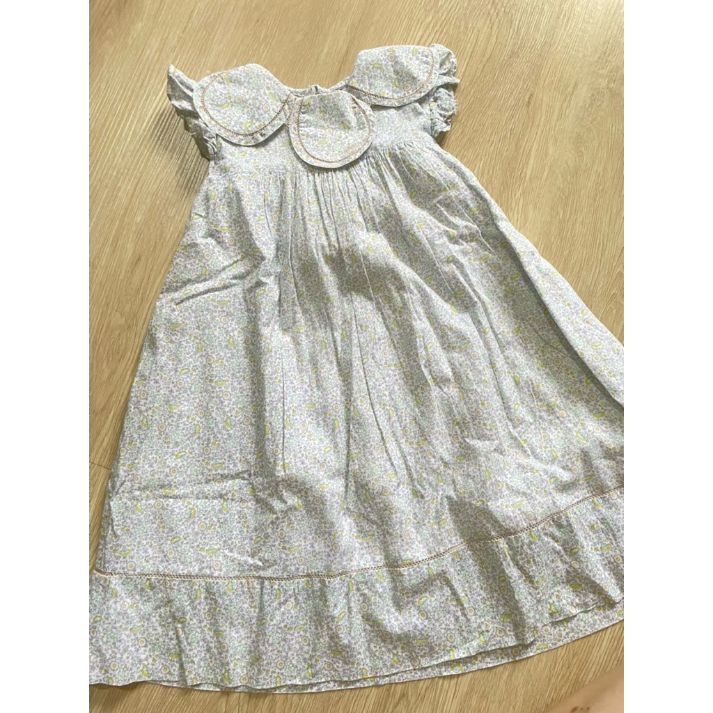 SOPHIE & LUCAS - Blue Floral Petal Dress 5Y