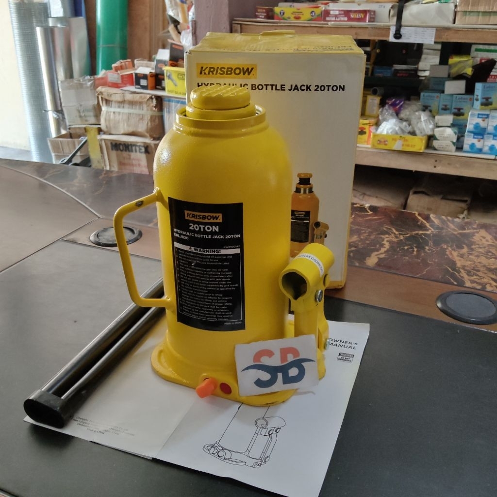 KRISBOW Dongkrak 20 ton / krisbow hydraulic jack bottle dongkrak mobil / dongkrak krisbow /dongkrak 