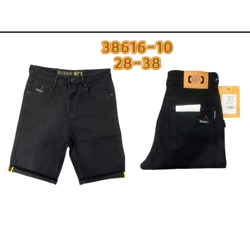 celana jeans pendek pria premium merk Bruno art
