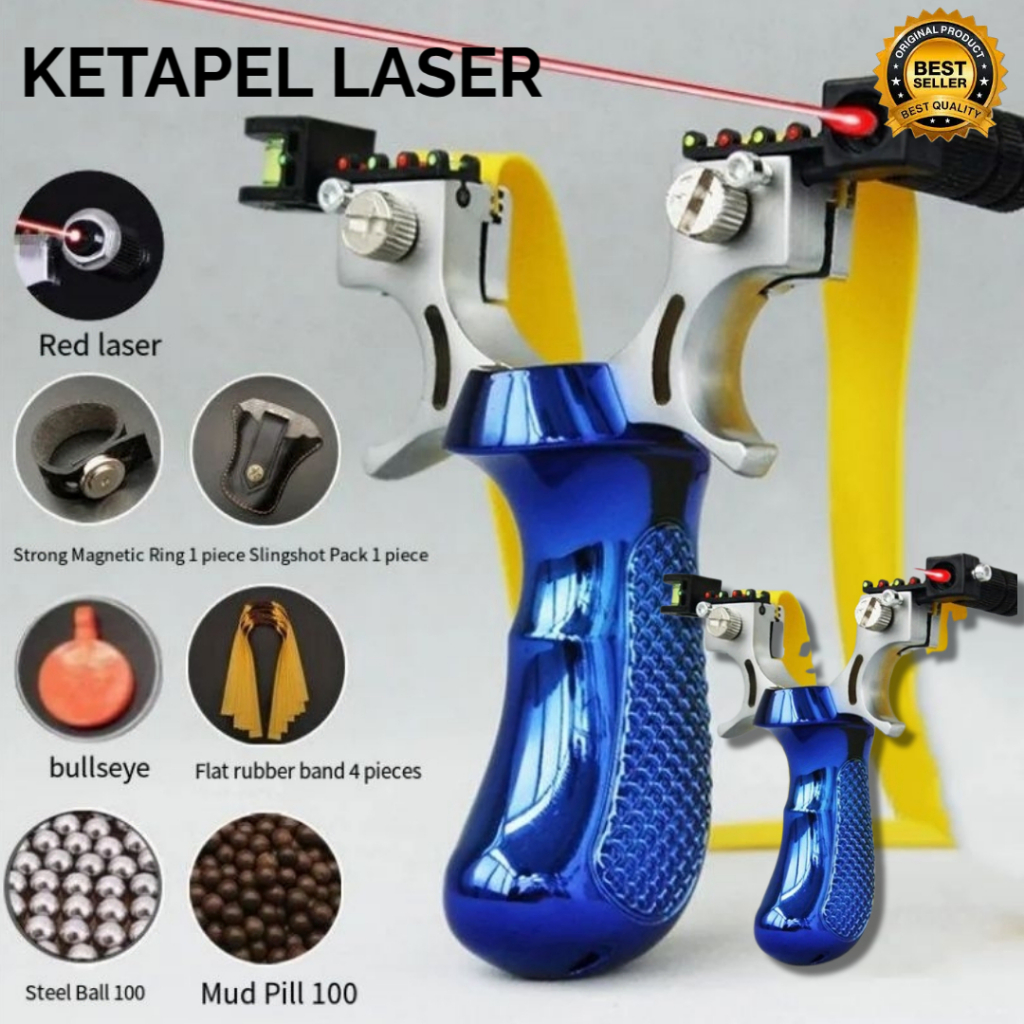 [ ORIGINAL ] Ketapel Laser Tactical Katapel Berburu Slingshot Laser Big Power/ALAT BERBURU KETAPEL T