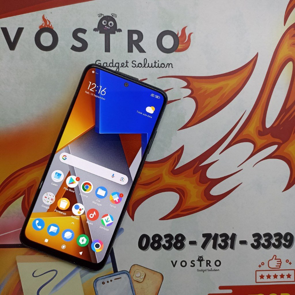 Xiaomi POCO M4 Pro ram 8/256 gb Black Mulus 99% Bergaransi Hp Only !!
