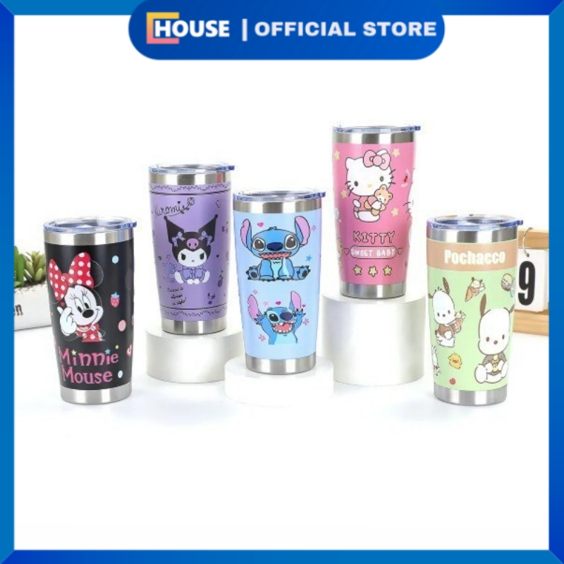 UHOUSE Tumbler Kartun  Karakter Stainless Steel/ Tumbler Stainless Steel 304/ Tumbler Karakter Anak 