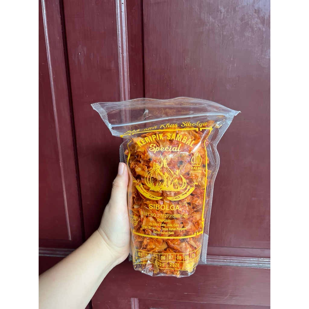 

[250GRAM] KERIPIK SIBOLGA KERIPIK SAMBAL SPESIAL SIBOLGA OLEH OLEH KHAS SIBOLGA KERIPIK UBI TERI SIBOLGA