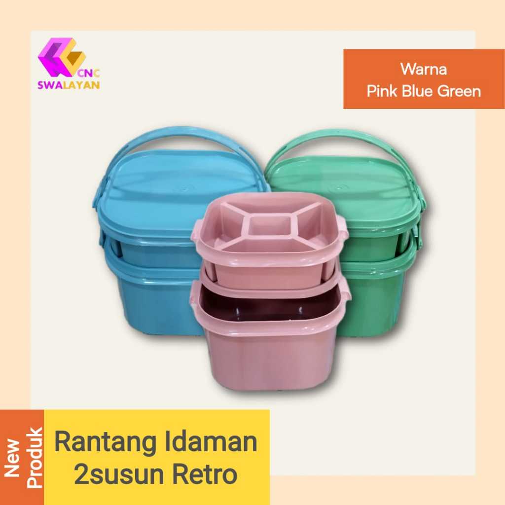 72pc - RANTANG IDAMAN 2SSN RETRO / RANTANG HAJATAN / RANTANG BERKAT / RANTANG PLASTIK