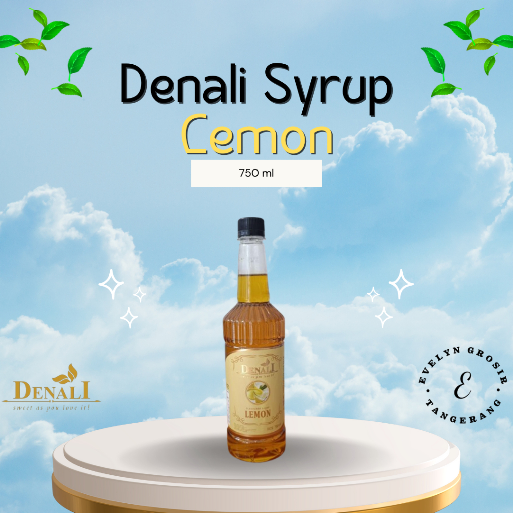 DENALI SYRUP LEMON | SIRUP LEMON 750ml - LEMON SIRUP 750 MILI