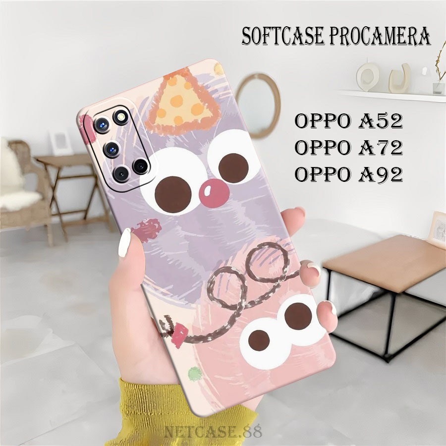 Softcase Hp Oppo A52 - Oppo A72 - Oppo A92 - Case Terbaru - Tpu Silikon - Softcase Lentur - Fashion 