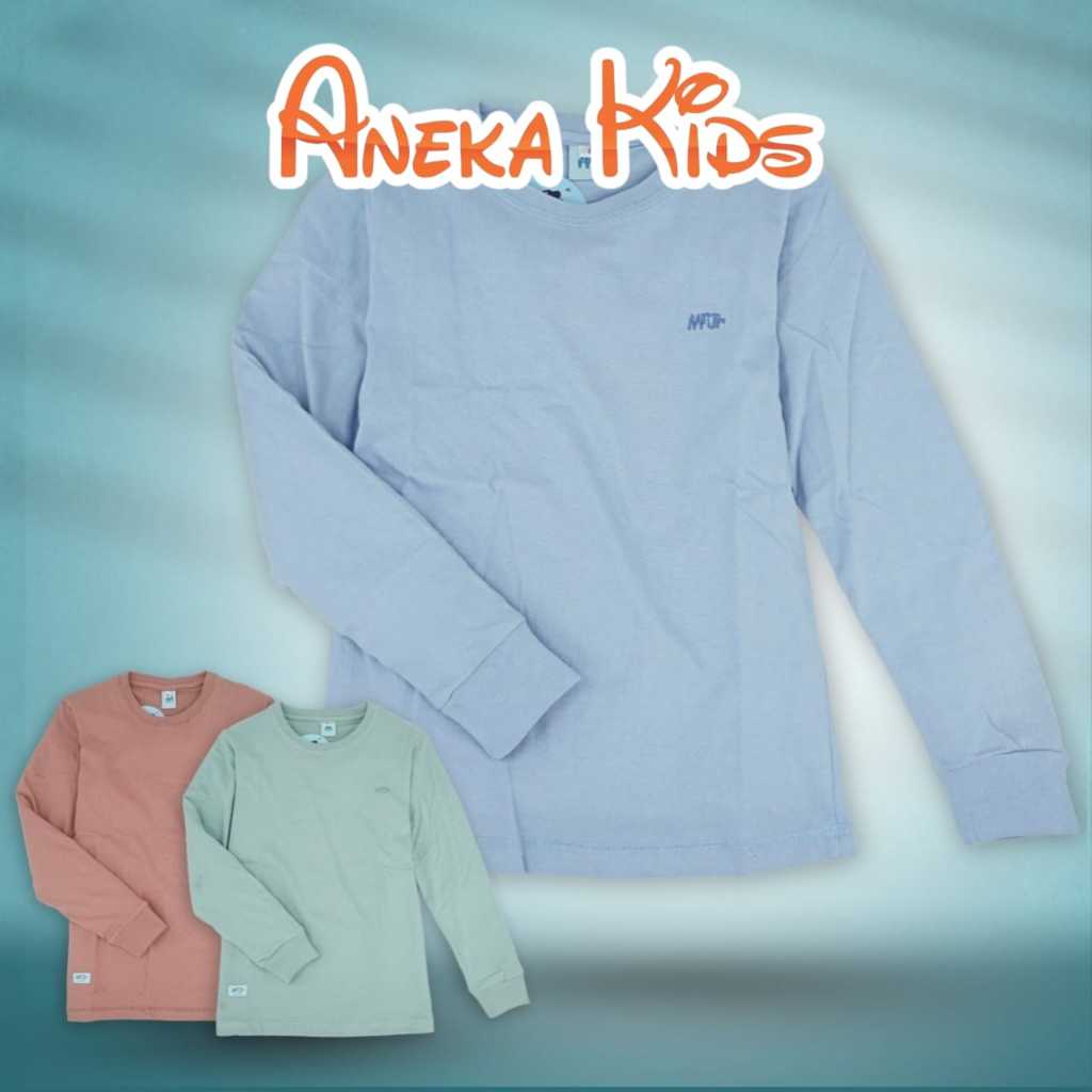 Mr.Jr Kaos Panjang Polos Anak-Anak / Kaos Panjang Polos