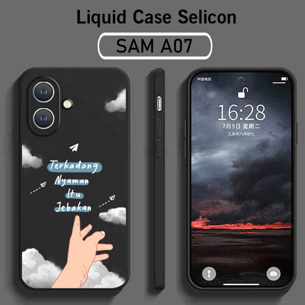 PROMO TERBARU (CP15) Case Hp Samsung A07 - Case Liquid Motif Samsung A07