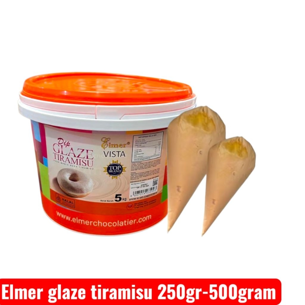 

elmer glaze tiramisu 250gram-500gram