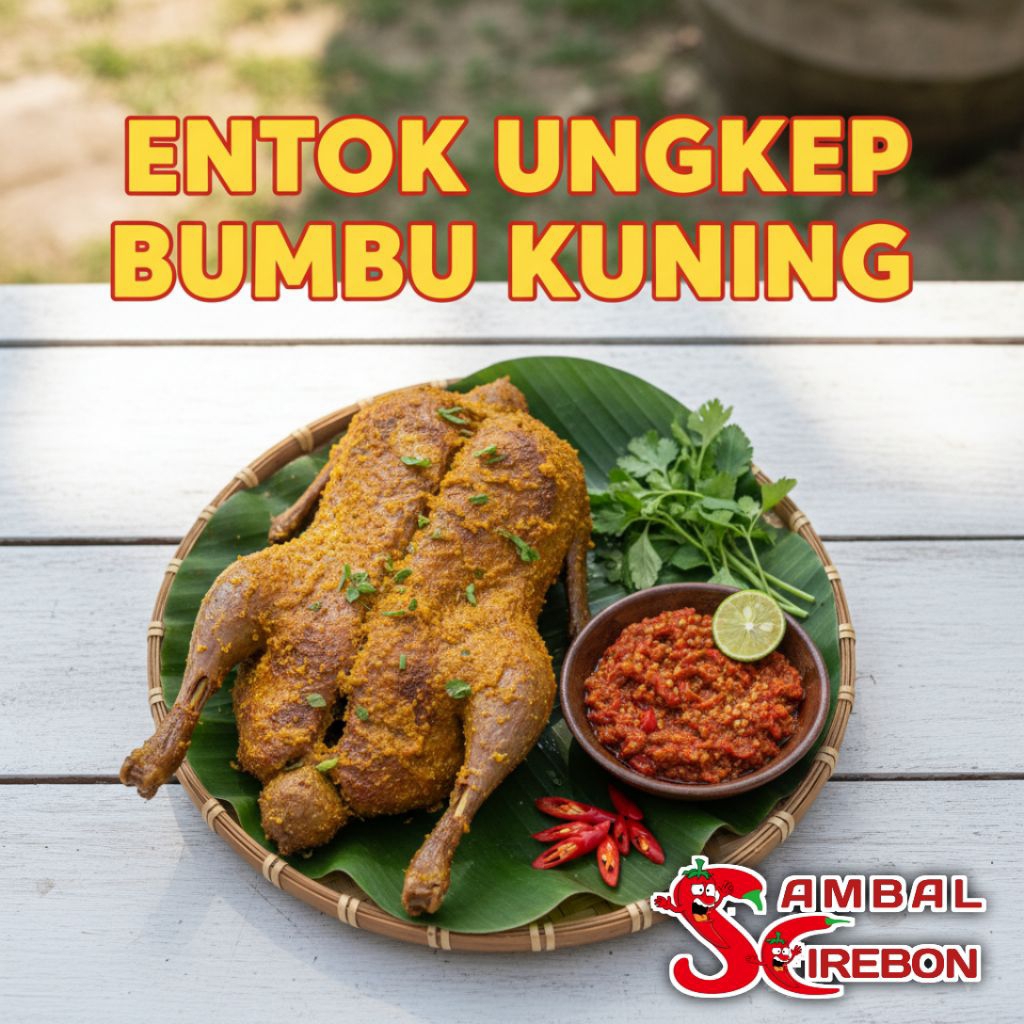

ENTOK MUDA UNGKEP BUMBU KUNING frozen GRATIS SAMBAL berbumbu rempah tradisional, diungkep hingga meresap lalu dibekukan. Tinggal goreng, langsung nikmat!