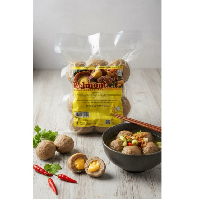 Bakso Belmont Baso Sapi Isi Keju