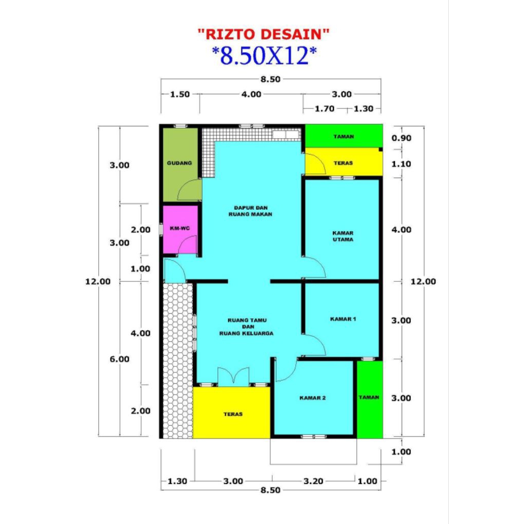 jasa Denah Rumah minimalis mulai 100rb