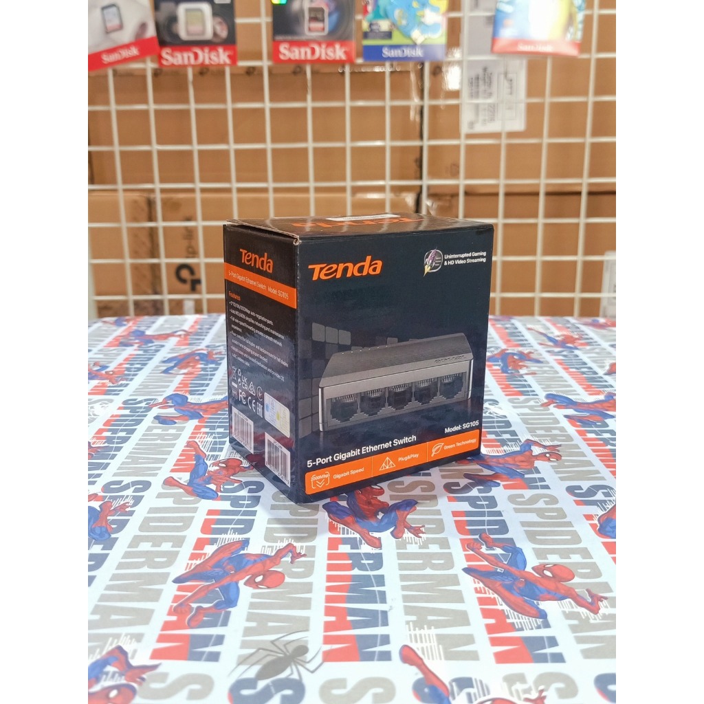 TENDA SG105 5-Port Gigabit Desktop Switch Hub 5 port